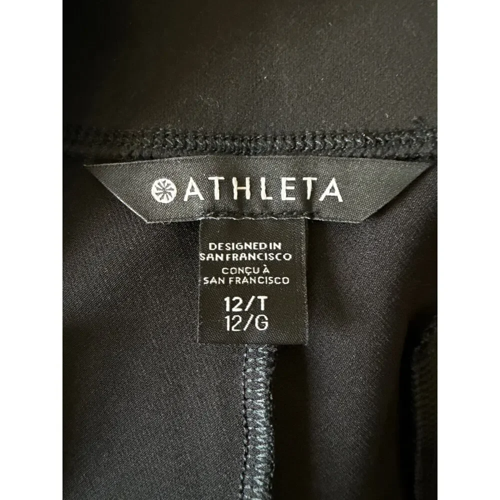 Athleta Endless High Rise Pants Womens Sz 12 Tall Aspen Olive NEW Casual Travel - Picture 8 of 10